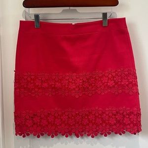 Jcrew lace skirt